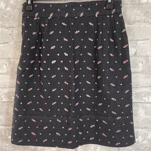 Anthropologie Odille Wallfia Floral Skirt